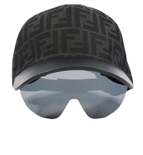 Casquette Fendi Noir avec lunette
